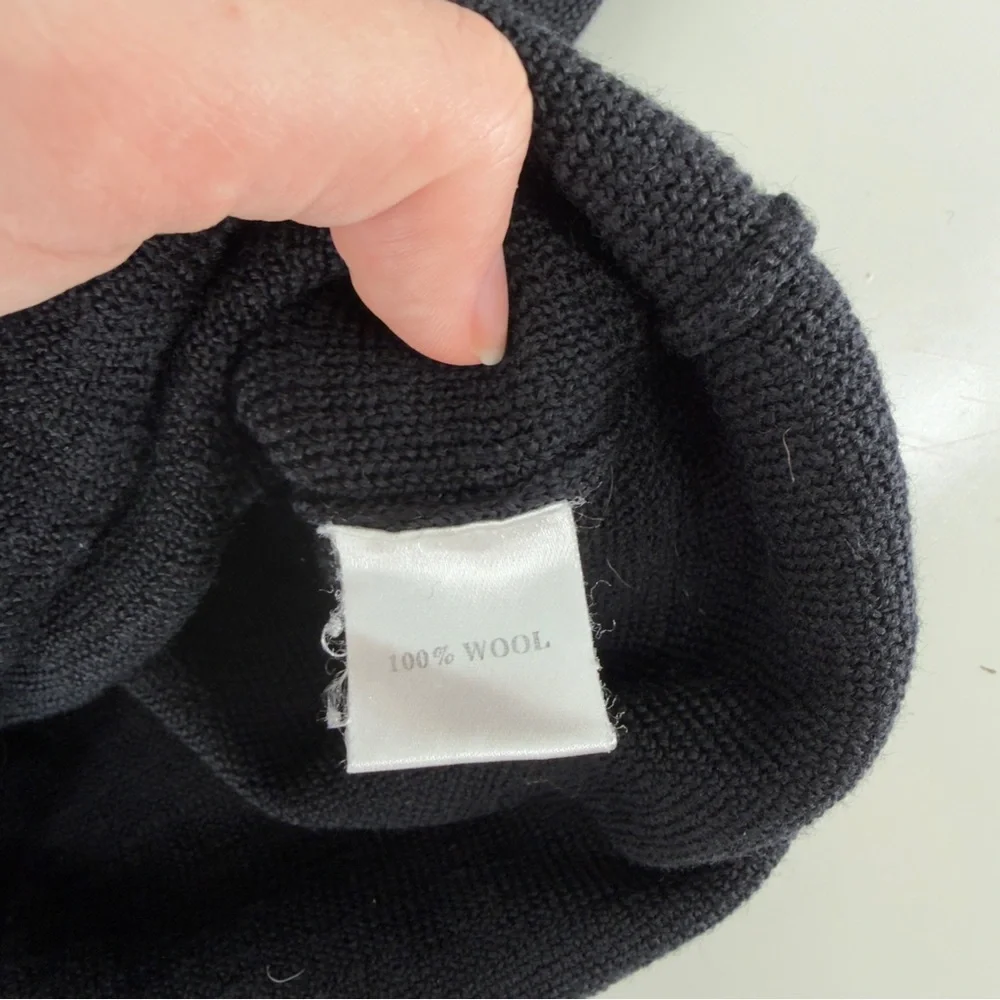 ALPS 100% Wool Black Crewneck Sweater Sz XL Mens